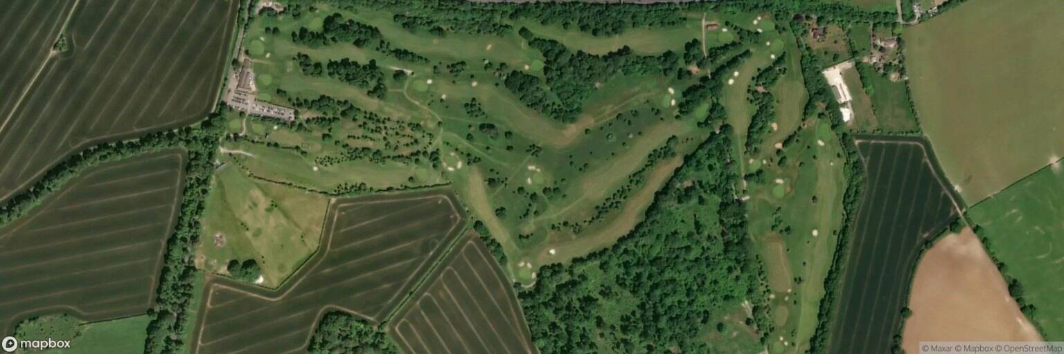 Aerial view of Alresford Golf Club, Alresford
