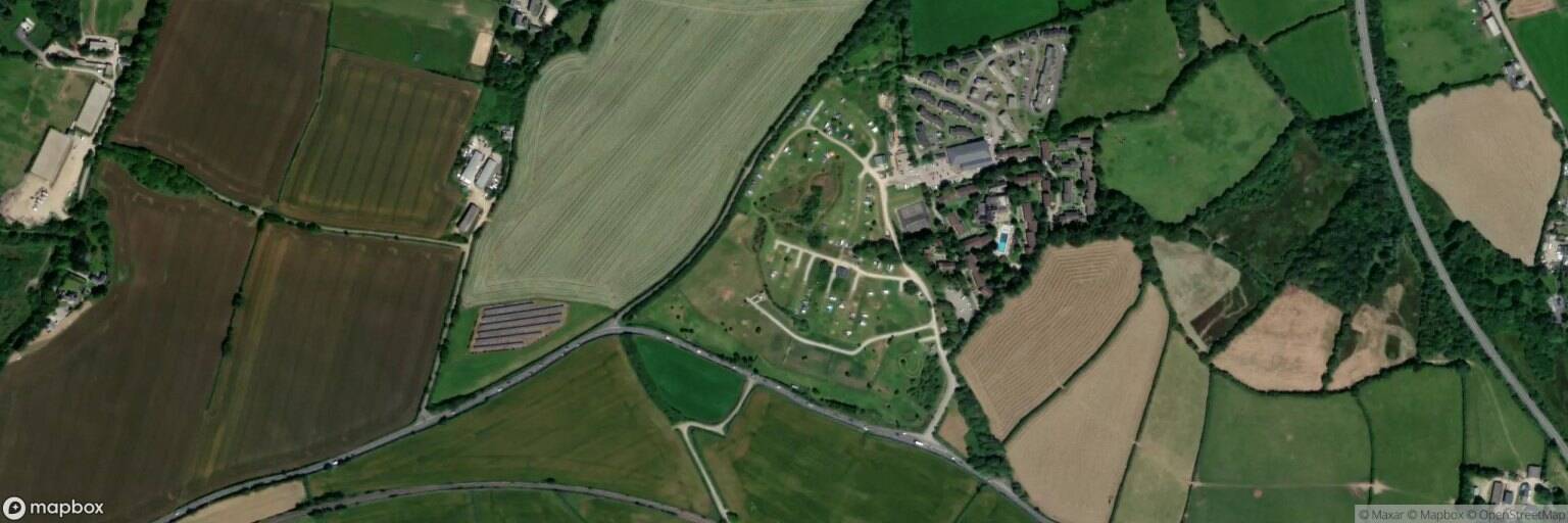 Aerial view of Atlantic Reach Golf Course, Newquay