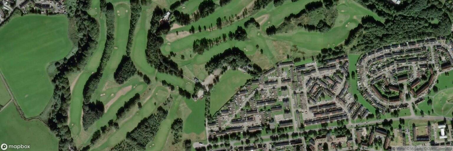 Aerial view of Auchmill Golf Course, Aberdeen