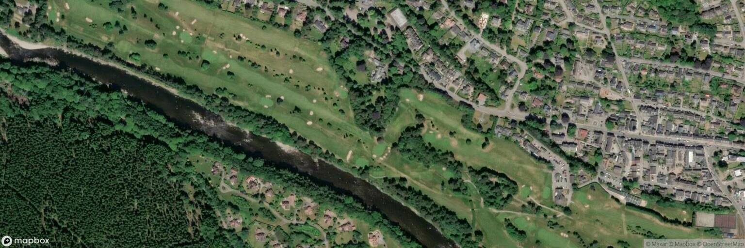 Aerial view of Banchory Golf Club, Banchory