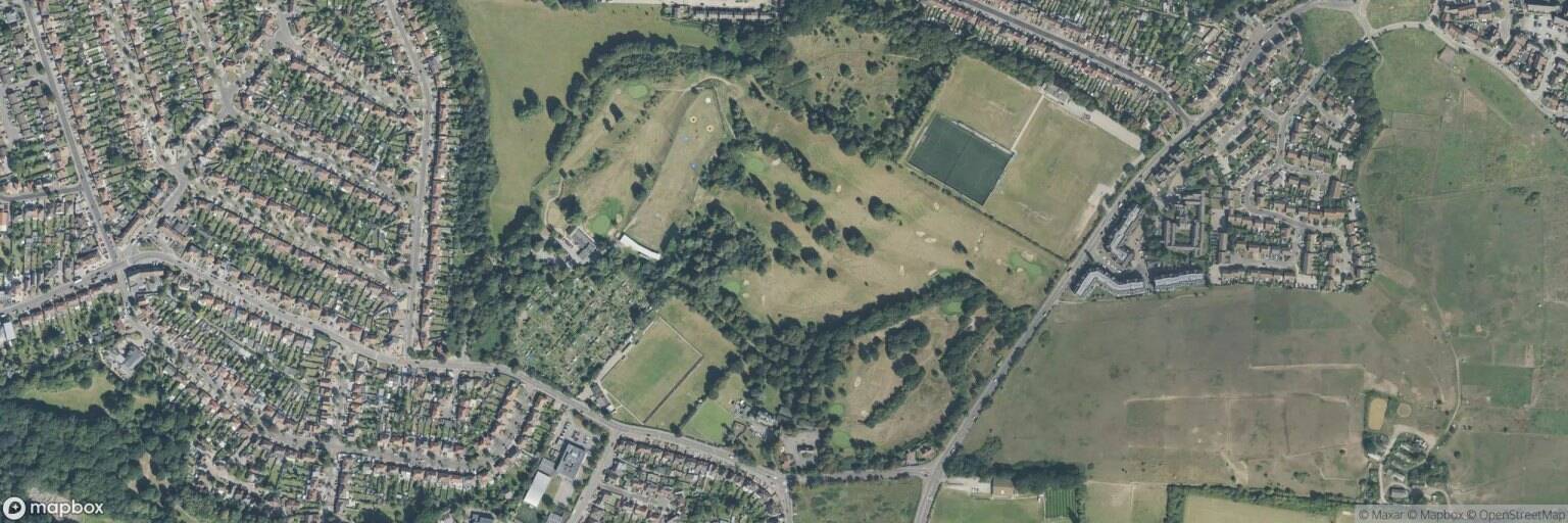 Aerial view of Barnehurst Golf Course, Barnehurst
