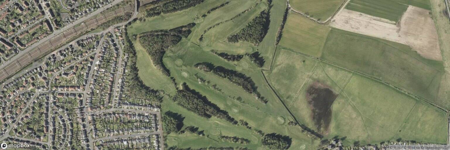 Aerial view of Barshaw Golf Course, Paisley
