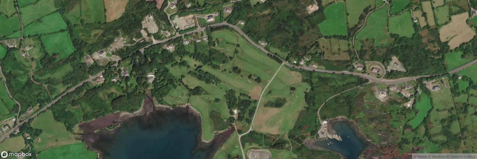 Aerial view of Berehaven Golf Club, Castletownbere