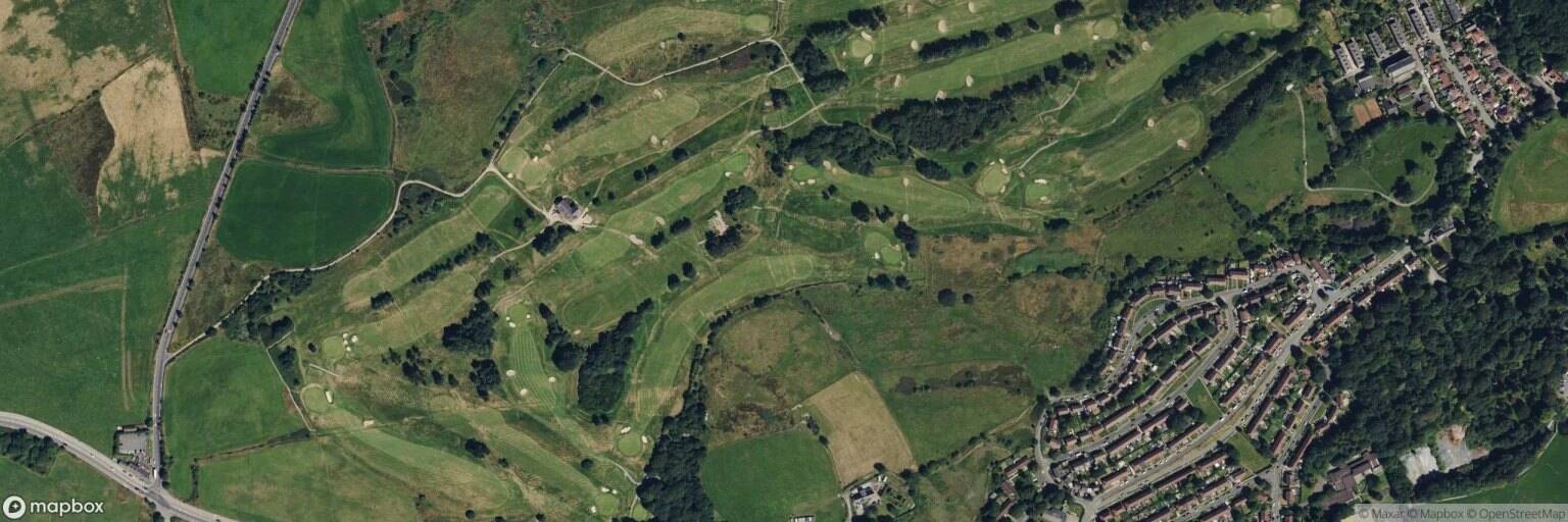 Aerial view of Bolton Old Links Golf Club, Bolton
