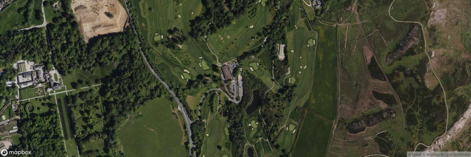 Aerial view of Bray Golf Club, Bray