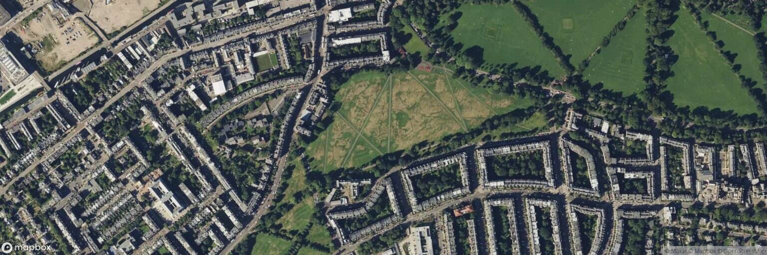 Aerial view of Bruntsfield Links Short Hole Golf Course, Edinburgh