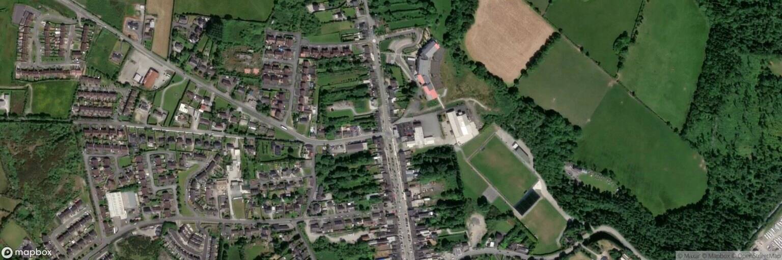 Aerial view of Cabra Castle Golf Club, Kingscourt