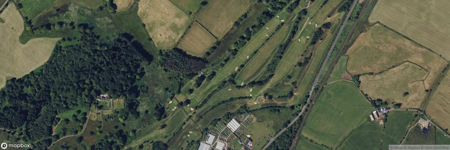 Aerial view of Caldwell Golf Club, Uplawmoor