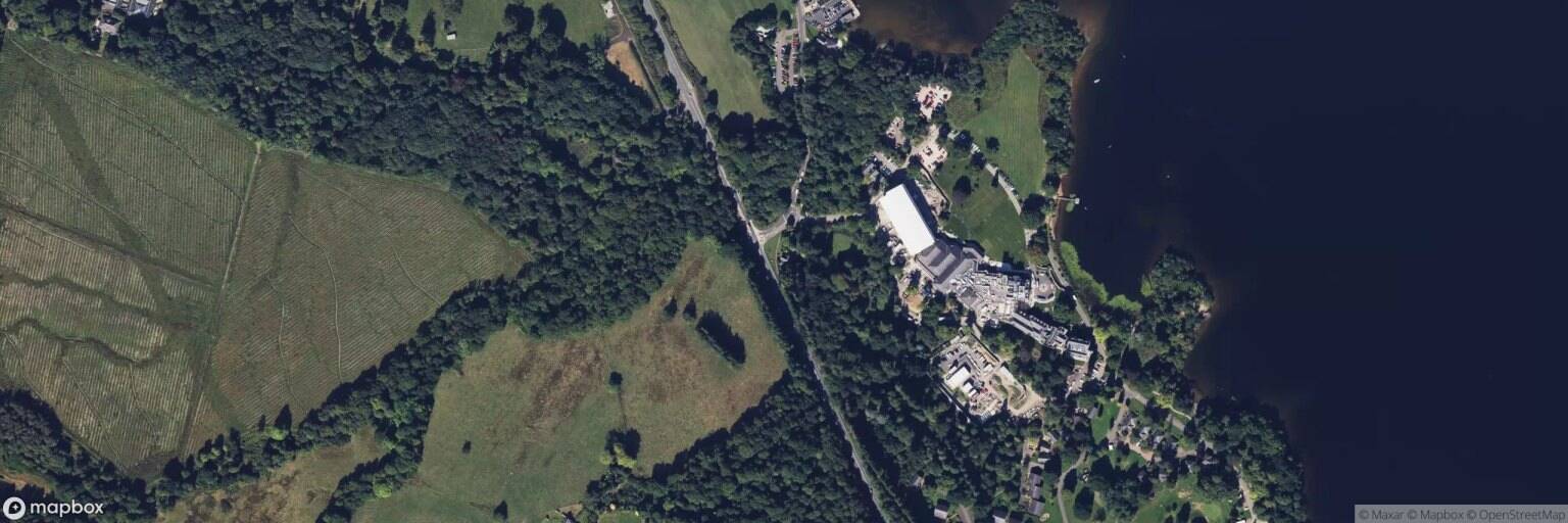 Aerial view of Cameron House Golf, Balloch
