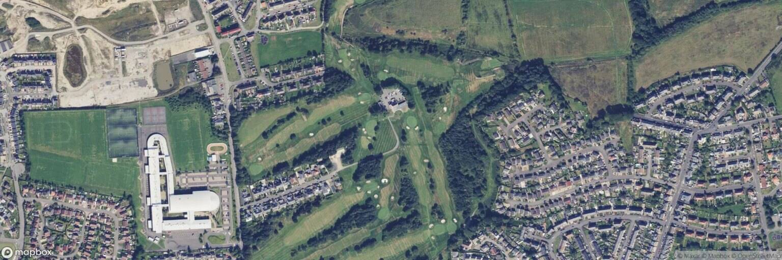 Aerial view of Canmore Golf Club, Dunfermline