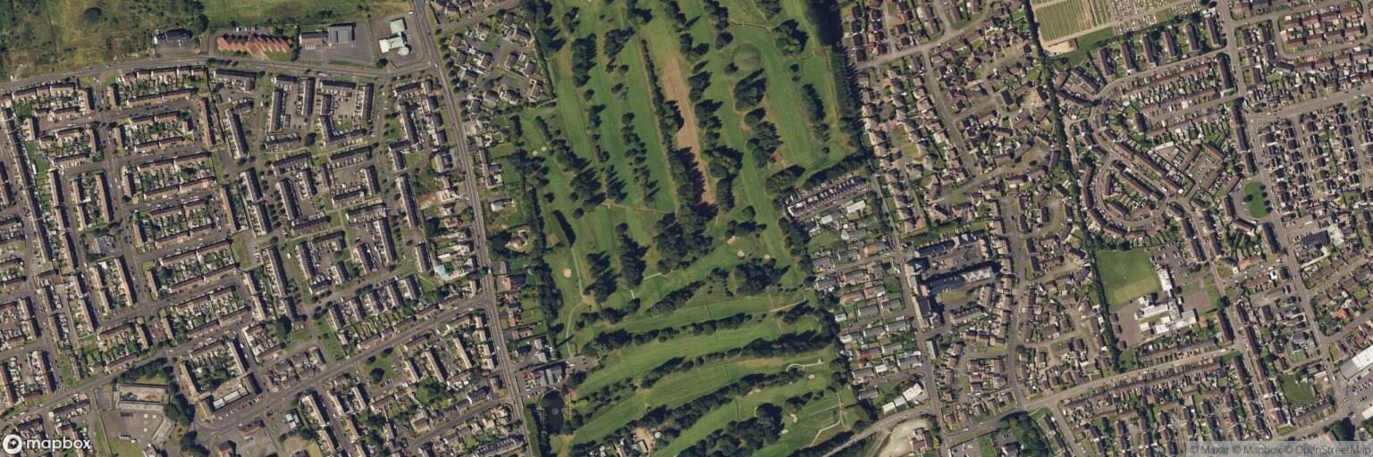 Aerial view of Carrickfergus Golf Course, Carrickfergus
