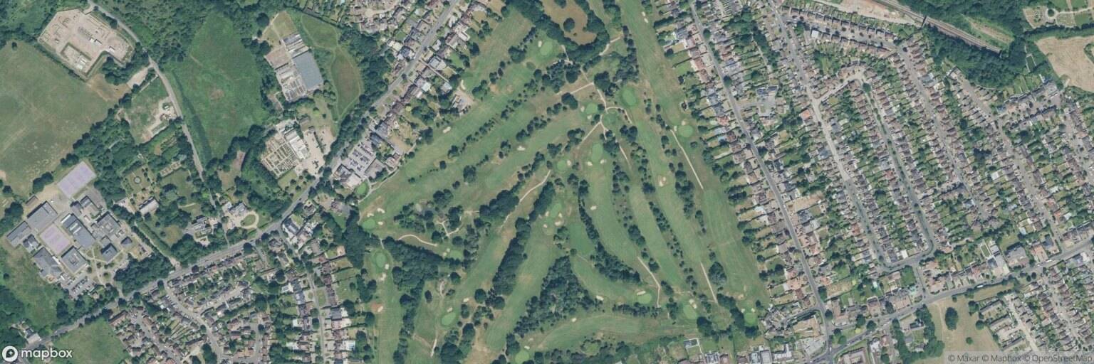 Aerial view of Chigwell Golf Club, Chigwell