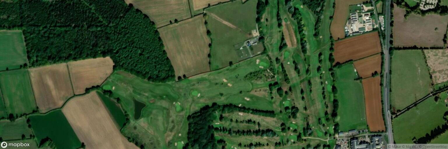 Aerial view of Chippenham Golf Club, Chippenham