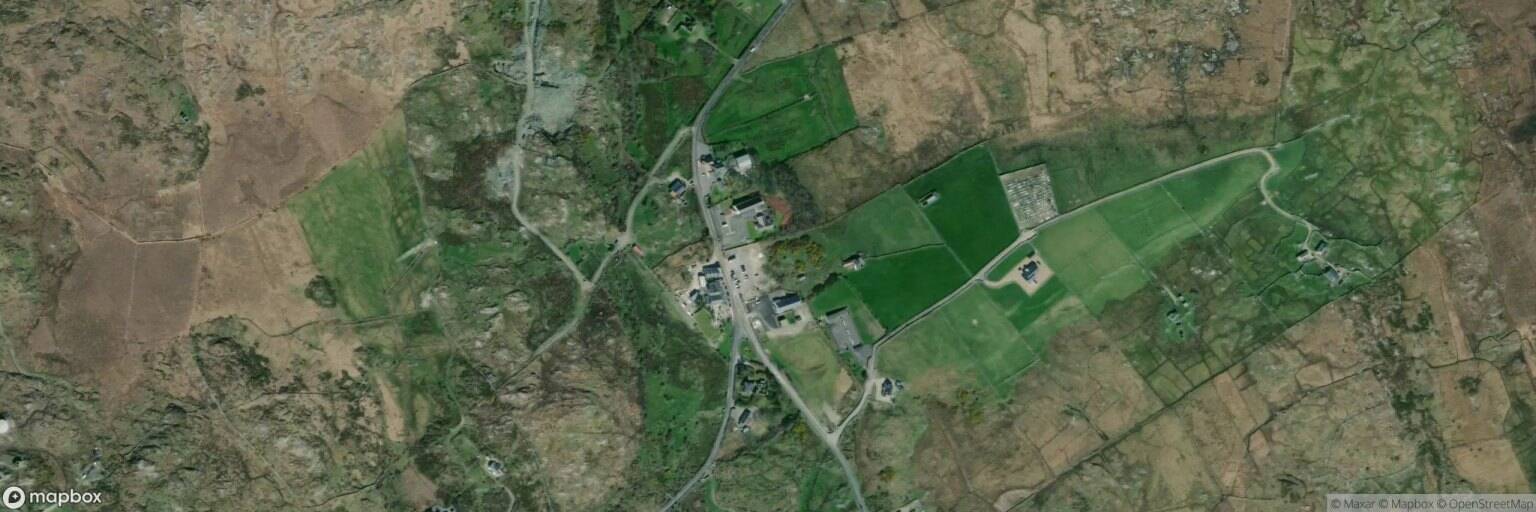 Aerial view of Connemara Golf Links, Ballyconneely