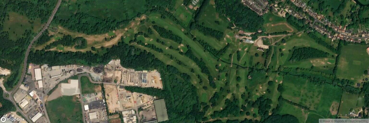 Aerial view of Costessey Park Golf Course, Norwich
