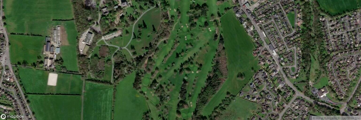 Aerial view of County Armagh Golf Club, Armagh