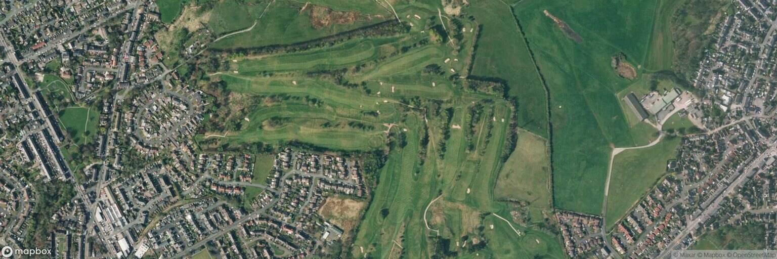 Aerial view of Crompton & Royton Golf Club, Oldham