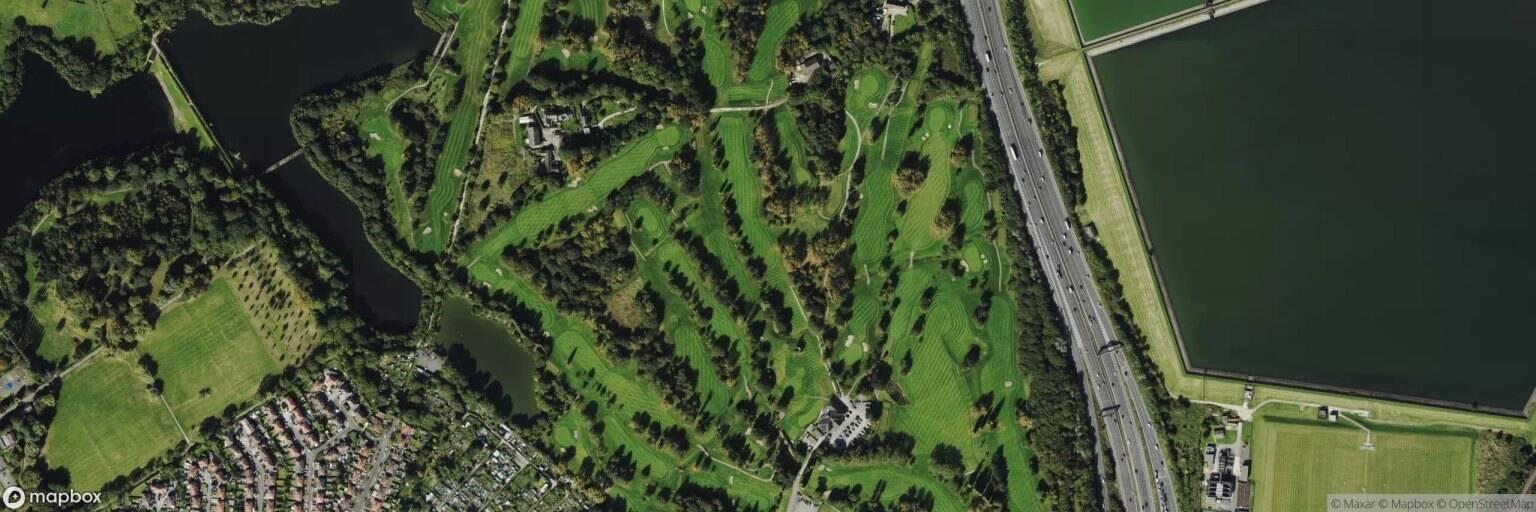 Aerial view of Denton Golf Course, Denton