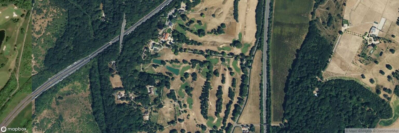 Aerial view of Donnington Valley Golf Club, Newbury