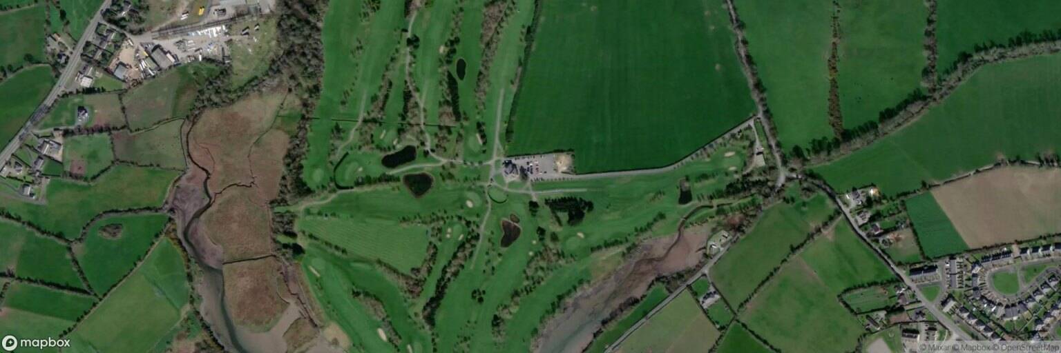 Aerial view of Dungarvan Golf Club, Dungarvan