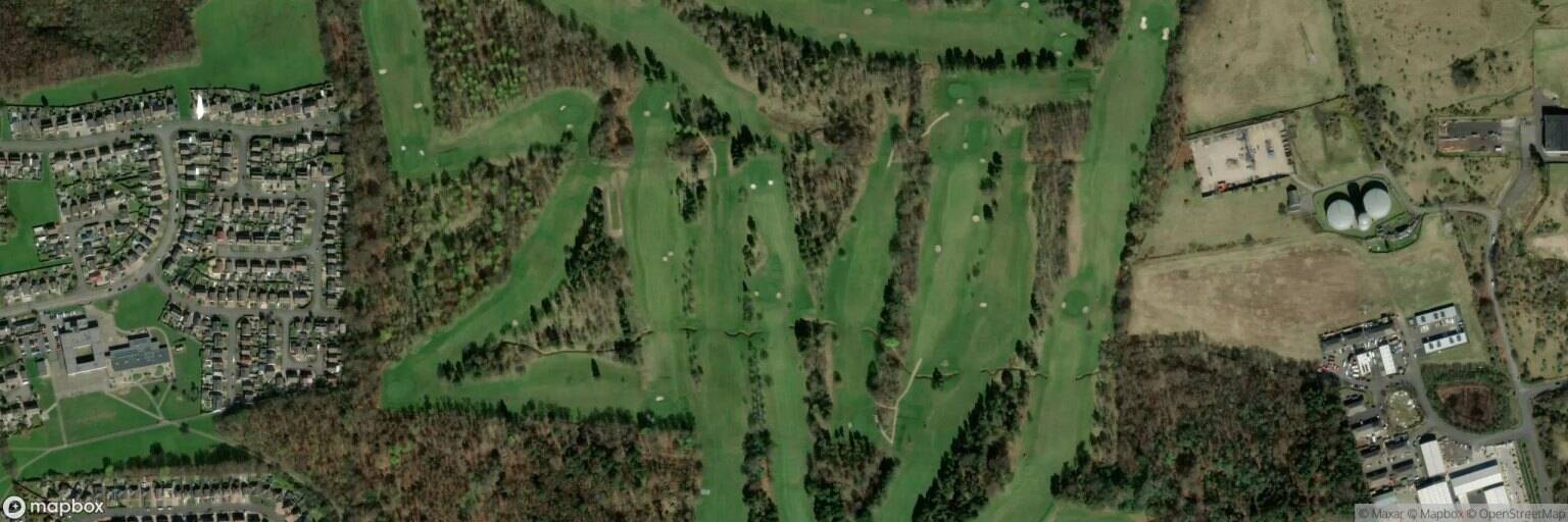 Aerial view of Dunnikier Park Golf Course, Kirkcaldy