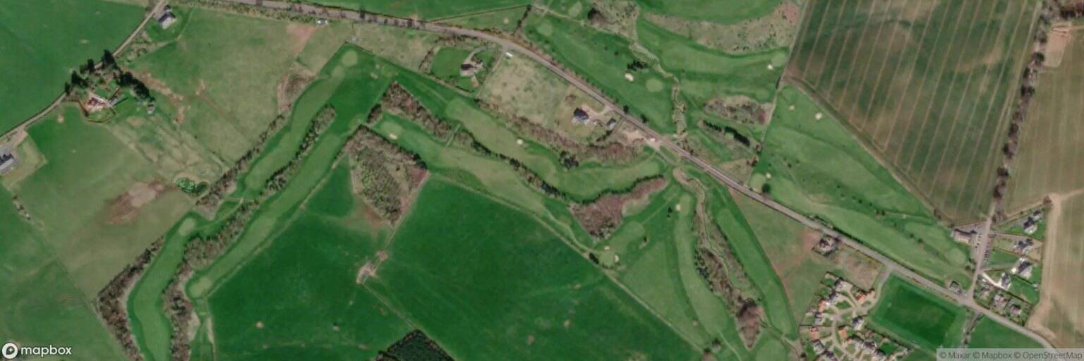 Aerial view of Duns Golf Course, Duns