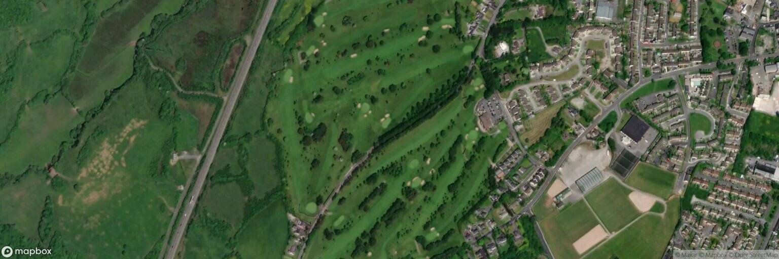 Aerial view of Ennis Golf Club, Ennis