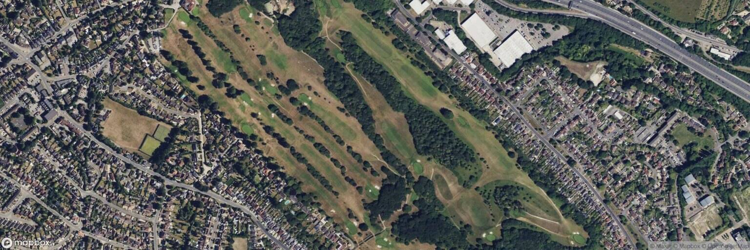 Aerial view of Flackwell Heath Golf Club, High Wycombe