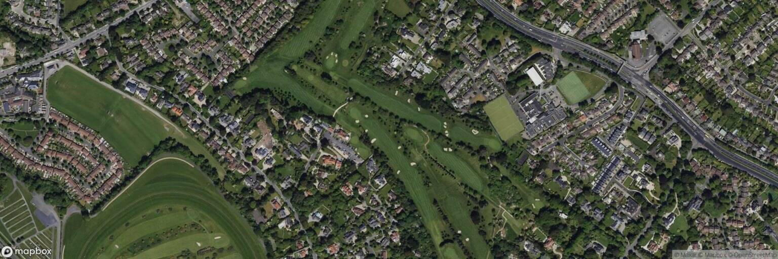 Aerial view of Foxrock Golf Course, Foxrock