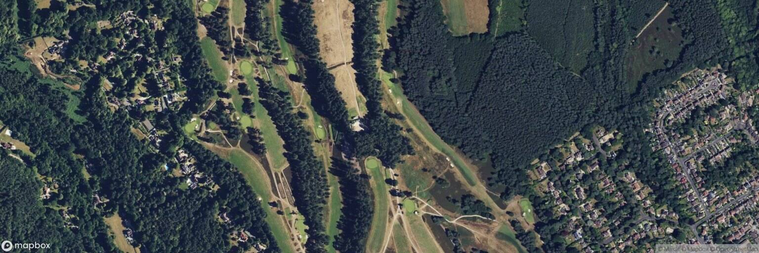 Aerial view of Hindhead Golf Club, Hindhead