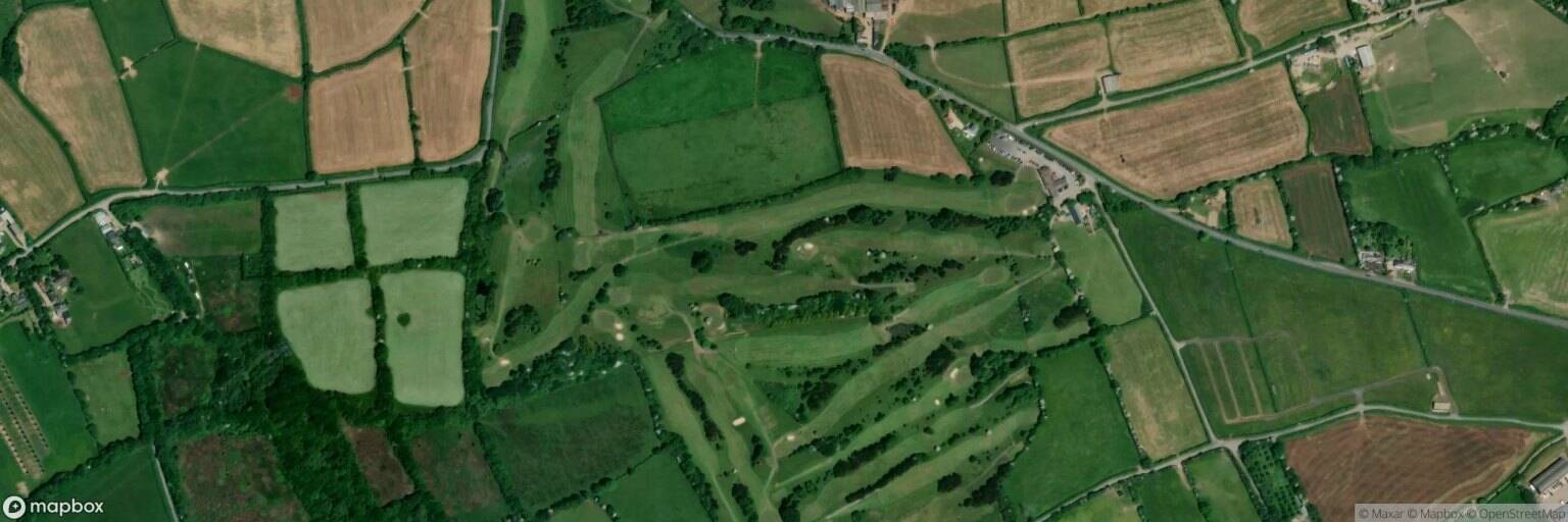 Aerial view of Holsworthy Golf Club, Holsworthy