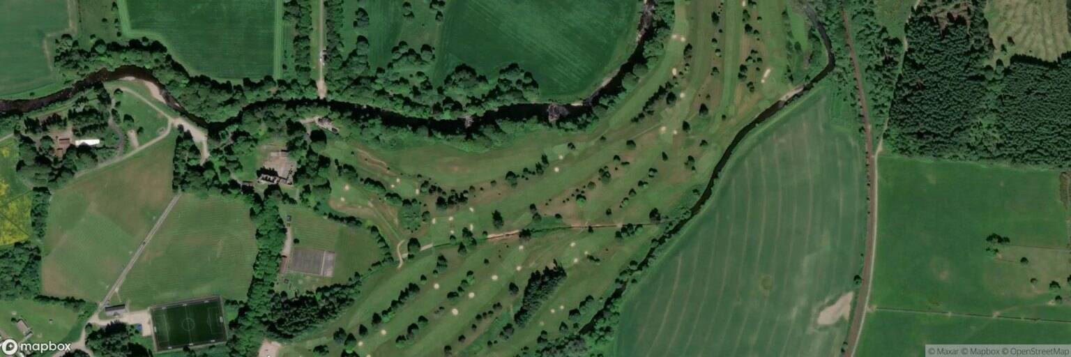 Aerial view of Huntly Golf Club, Huntly
