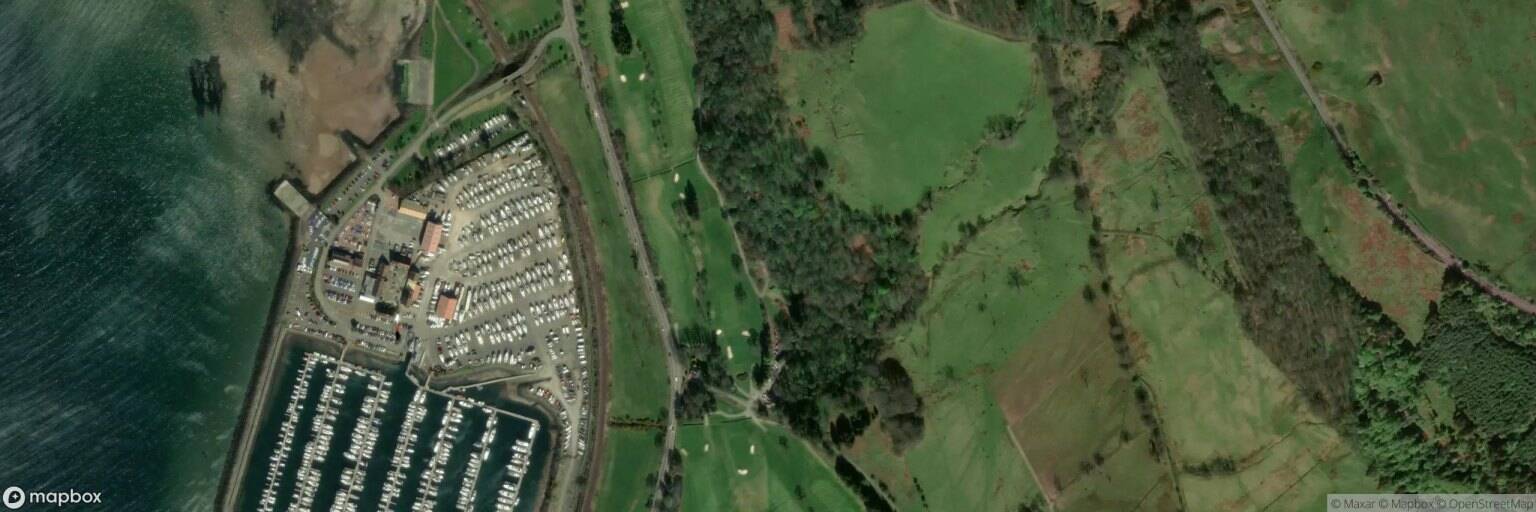 Aerial view of Largs Golf Course, Largs