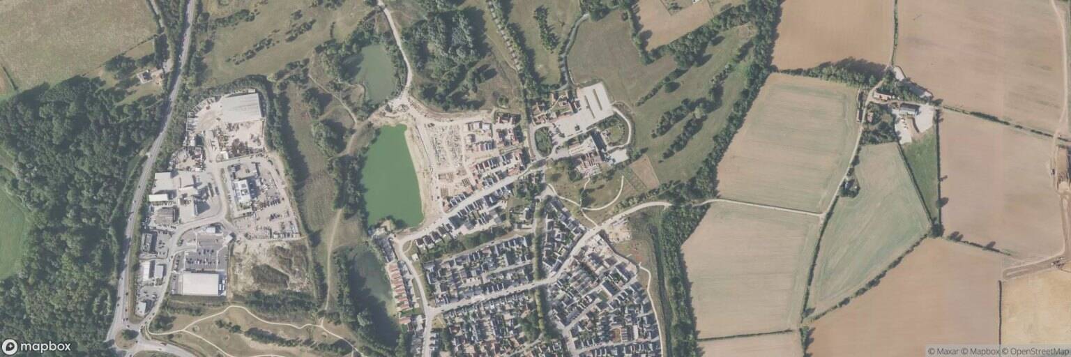 Aerial view of Little Channels Golf Centre, Chelmsford