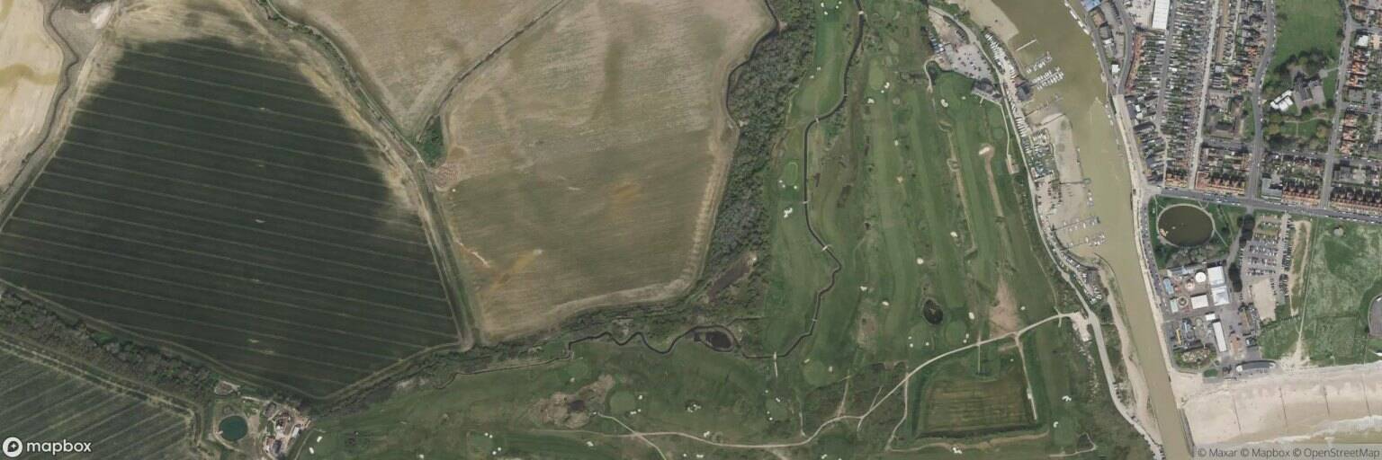 Aerial view of Littlehampton Golf Club, Littlehampton
