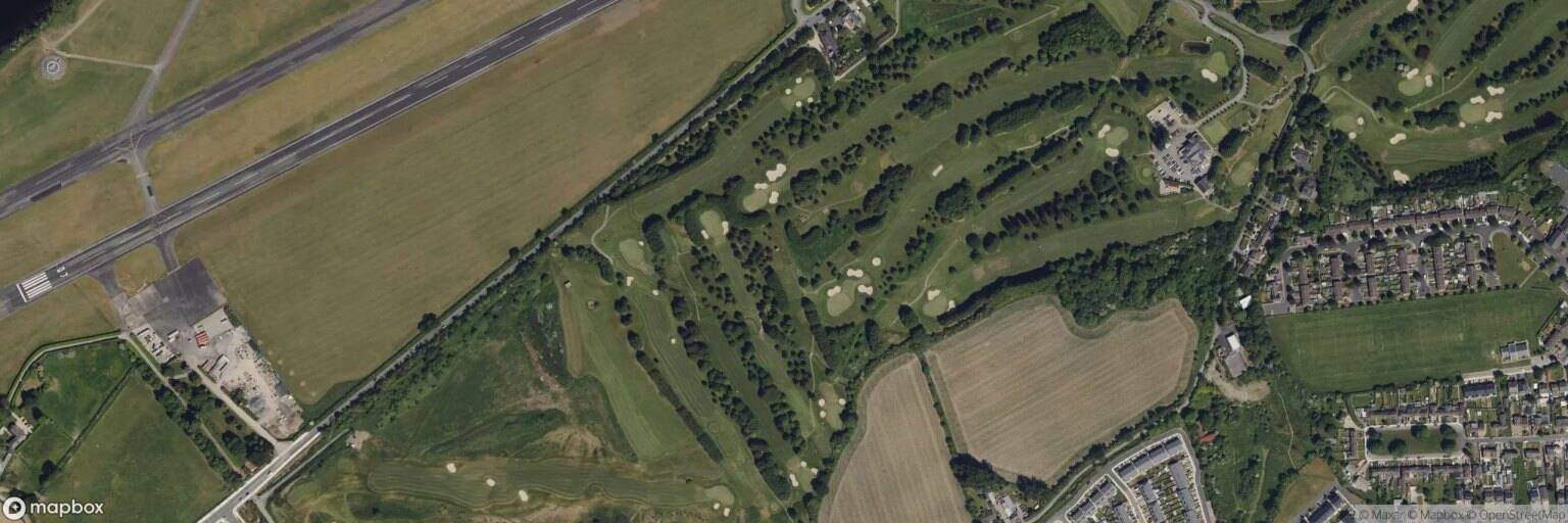 Aerial view of Lucan Golf Club, Lucan