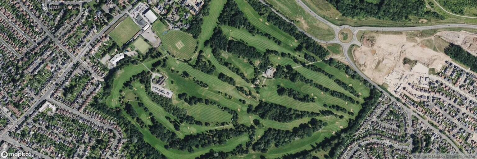 Aerial view of Mapperley Golf Club, Mapperley