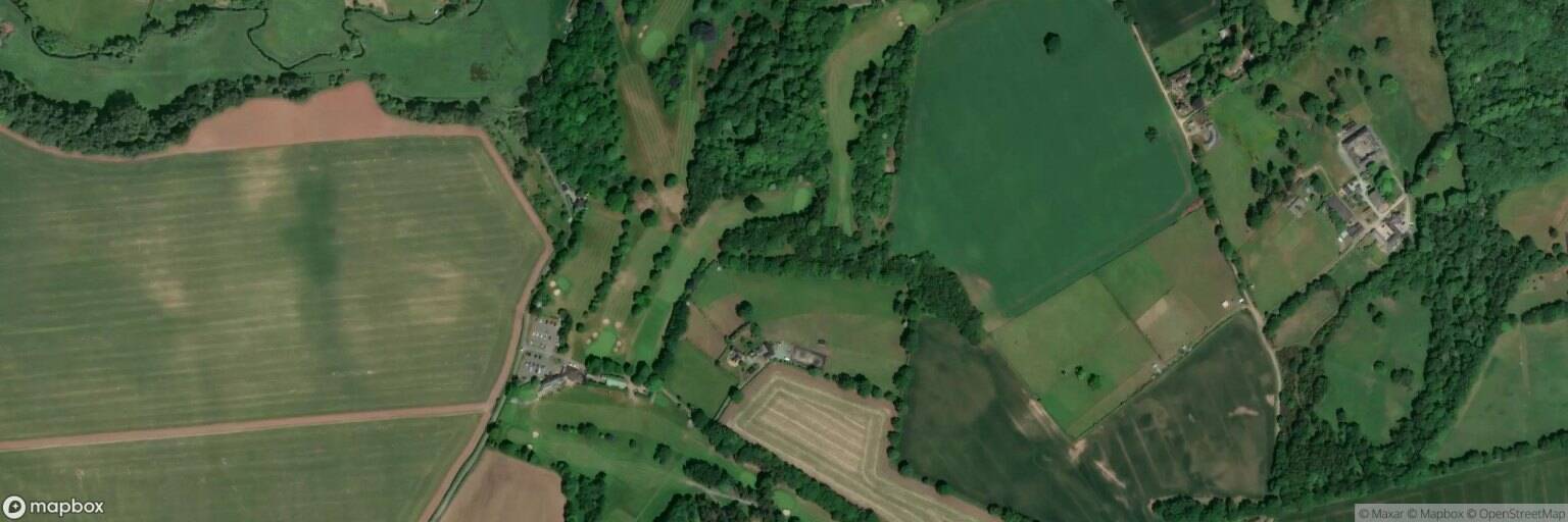 Aerial view of Market Drayton Golf Club, Market Drayton