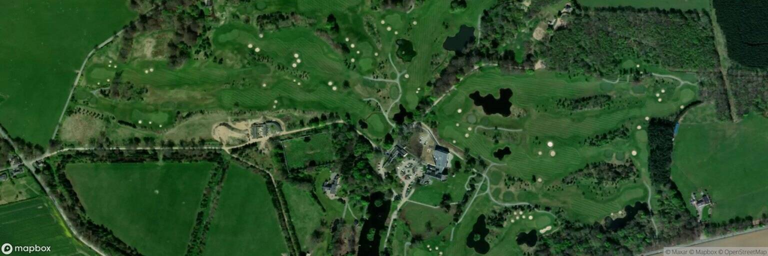 Aerial view of Meldrum House Country Hotel & Golf Course, Inverurie