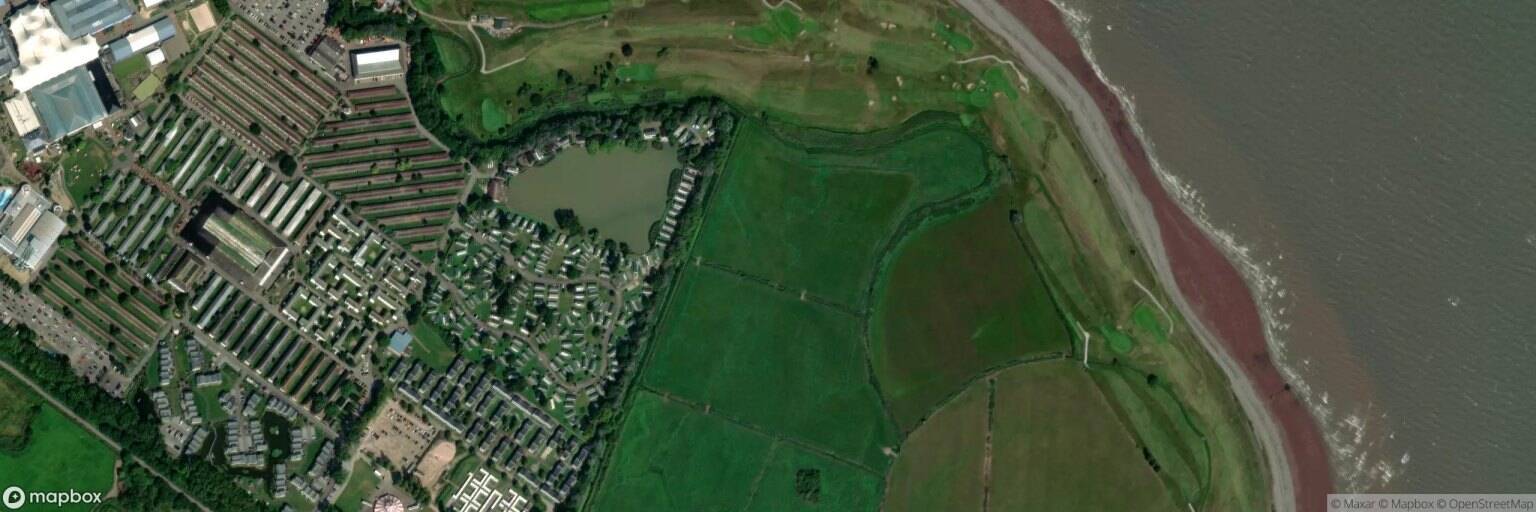 Aerial view of Minehead & West Somerset Golf Club, Minehead