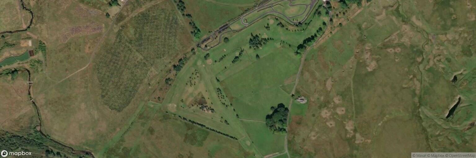 Aerial view of Muirkirk Golf Club, Muirkirk