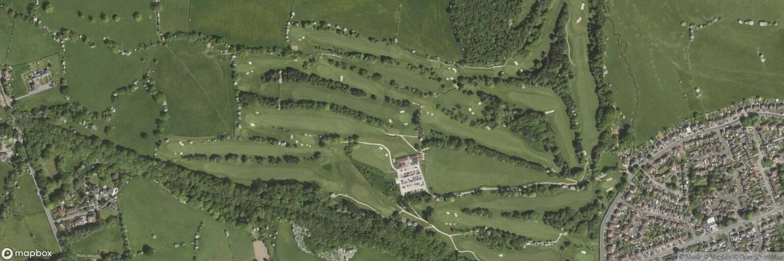 Aerial view of Otley Golf Club, Otley