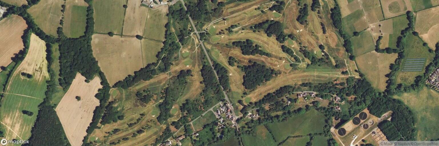 Aerial view of Penn Common Golf Course, Wolverhampton