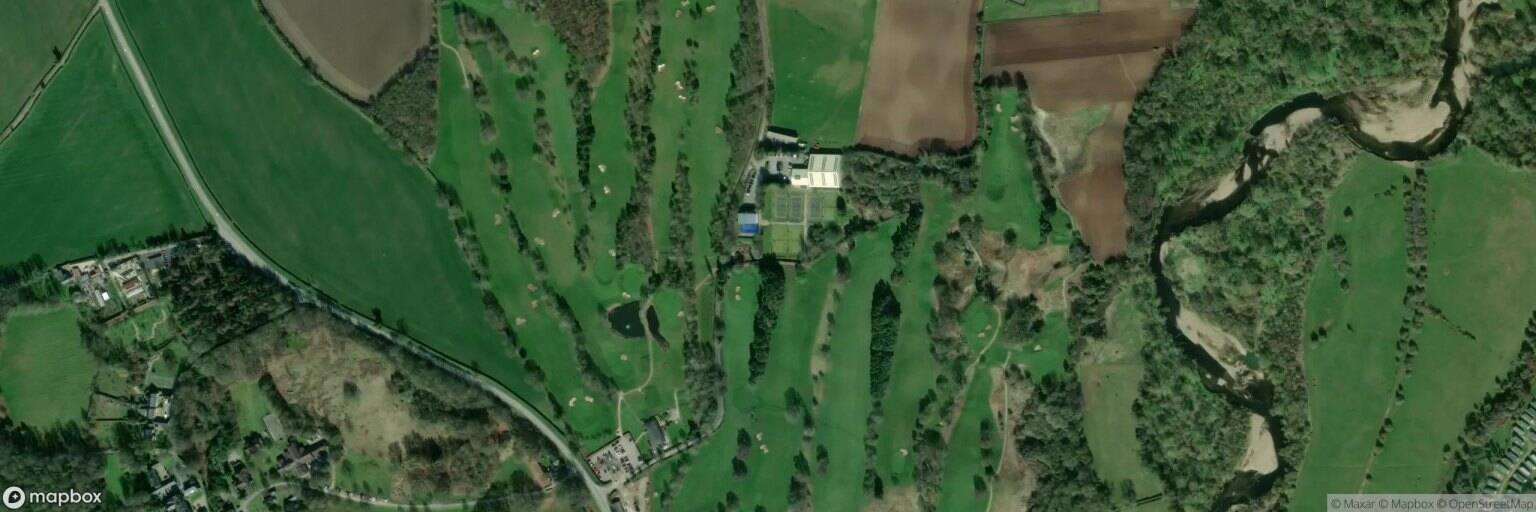 Aerial view of Ripon City Golf Club, Ripon