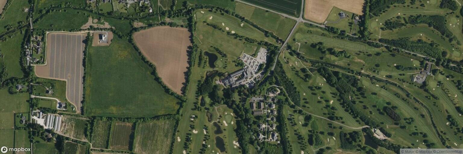 Aerial view of Roganstown Golf Club, Swords