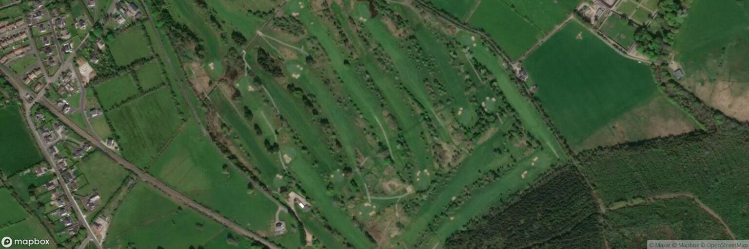Aerial view of Roscommon Golf Club, Roscommon