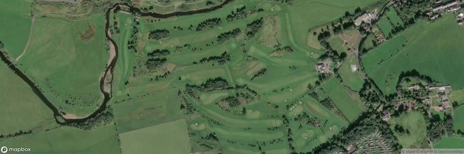 Aerial view of Rothbury Golf Club, Rothbury