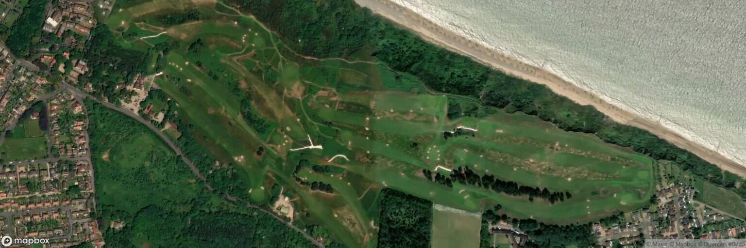Aerial view of Royal Cromer Golf Club, Cromer