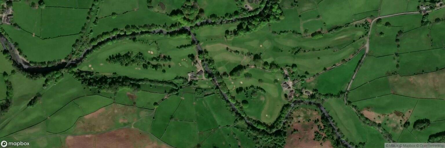 Aerial view of Sedbergh Golf Club, Sedbergh