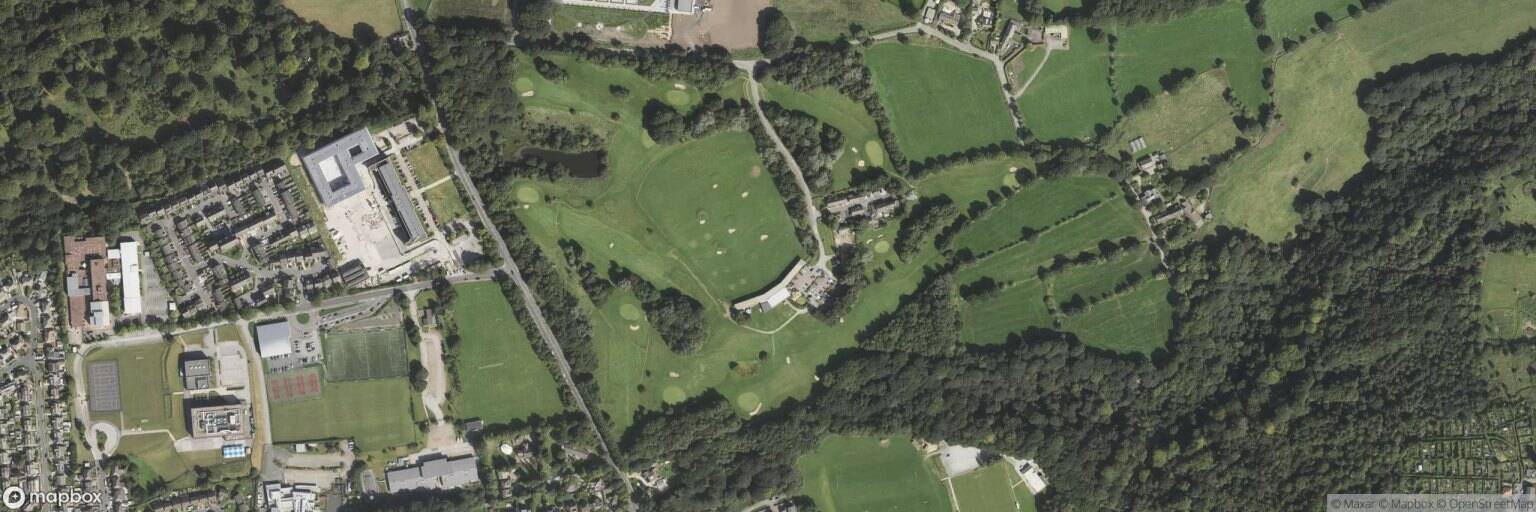 Aerial view of Shay Grange Golf Course, Bradford